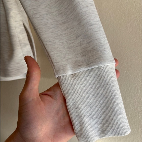 Varley Larson Ivory Marl Half-Zip Sweater - Picture 14 of 16